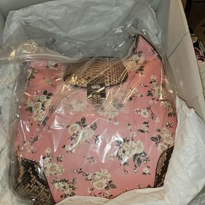 Michael Kors Bancroft X-Large Bancroft with Python Shoulder bag